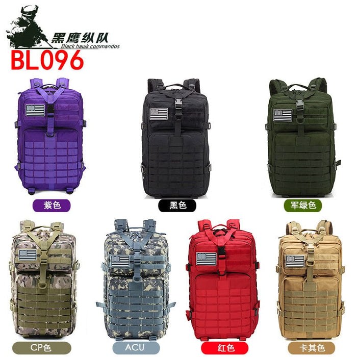 Hot camouflage bag sports outdoor 45L large capacity outdoor tactical backpack camouflage backpack backpack