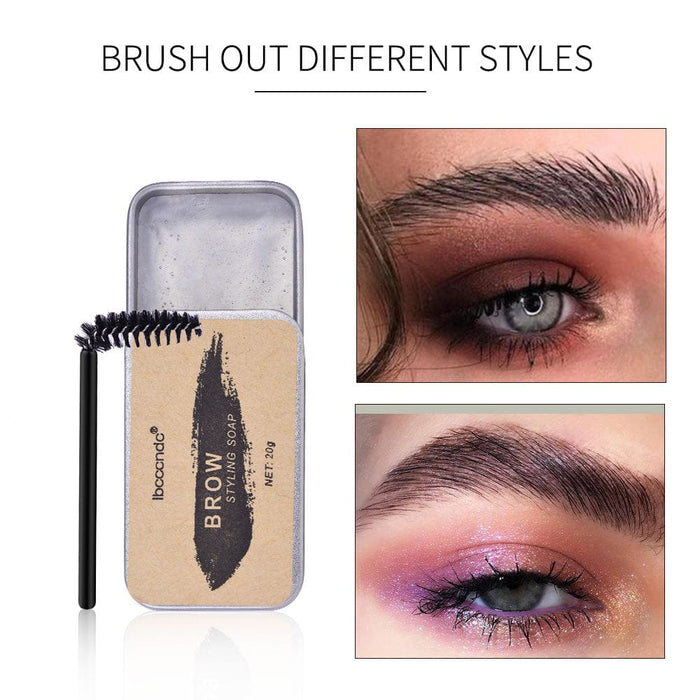 Cross-border hot eyebrow styling cream, natural wild eyebrow eyebrow soap, waterproof and non-fading makeup, cross-border makeup