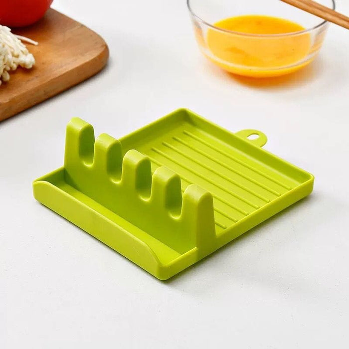 Household pot shovel rack kitchen countertop storage pot cover rack rack multi-functional kitchen utensils soup spoon pad chopsticks shovel holder