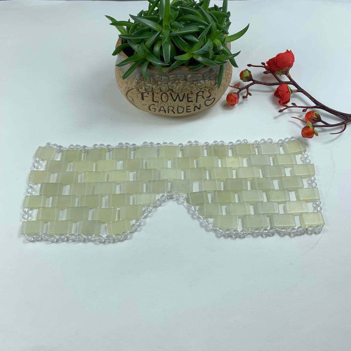 Natural jade eye mask (Xiuyu) mask beauty and beauty green mask