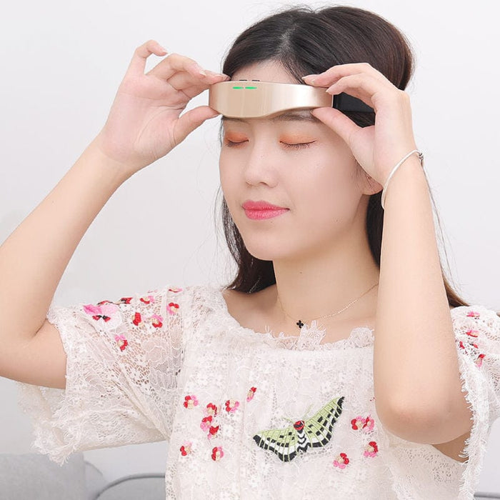 Intelligent head sleep massage home portable sleep aid physiotherapy device Lushengjia