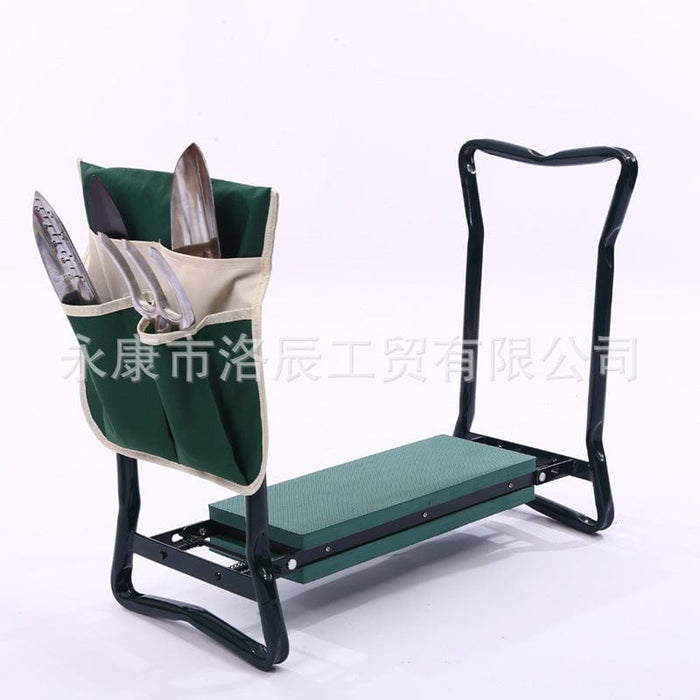 Cross-border source garden kneeling stool garden kneeling stool kneeling chair folding dual-purpose chair with tool kit garden folding stool