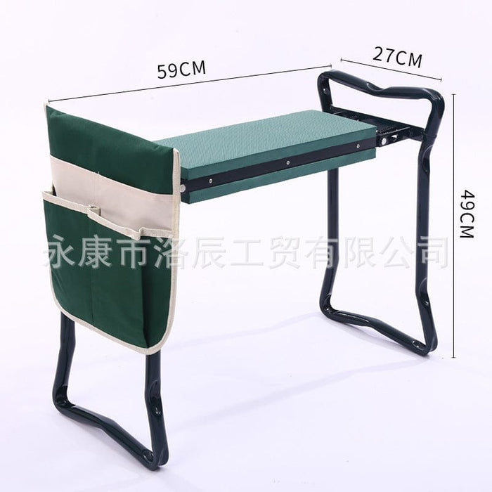 Cross-border source garden kneeling stool garden kneeling stool kneeling chair folding dual-purpose chair with tool kit garden folding stool