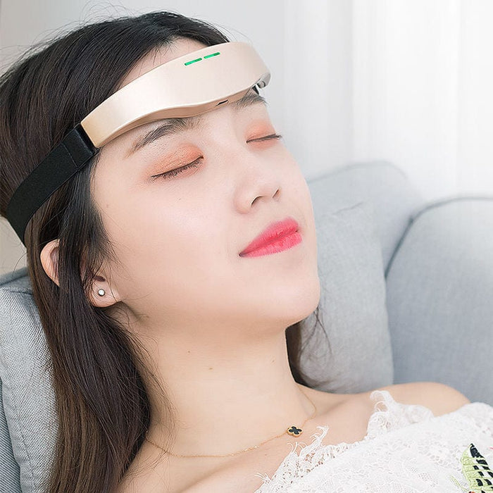 Intelligent head sleep massage home portable sleep aid physiotherapy device Lushengjia