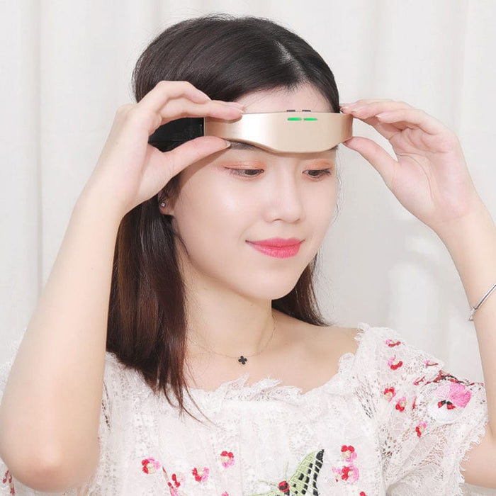 Intelligent head sleep massage home portable sleep aid physiotherapy device Lushengjia