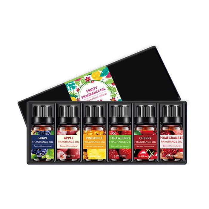 Cross-border special aromatherapy essential oil set box apple pineapple grape cherry 10ml unilateral essential oil flower fragrance factory direct sales