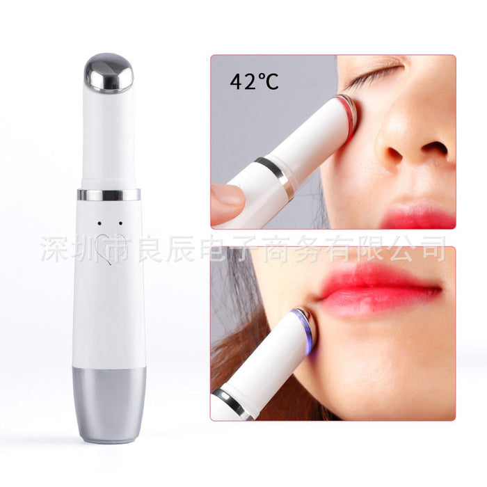 USB eye beauty instrument eye massage pen multi-function beauty beauty lip instrument vibration hot compress introduction instrument color light lifting instrument