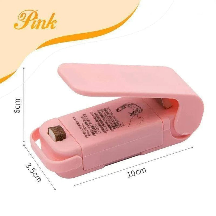 Portable Mini Sealer Home Heat Bag Plastic Food Snacks Bag Sealing Machine Food Packaging Kitchen Storage Bag Clips Wholesale