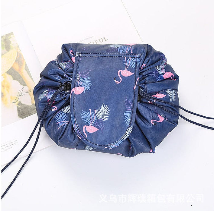 Lazy Cosmetic Bag Lazy Drawstring Cosmetic Bag Storage Bag Korean Storage Bag Portable Travel Storage Wholesale Bag