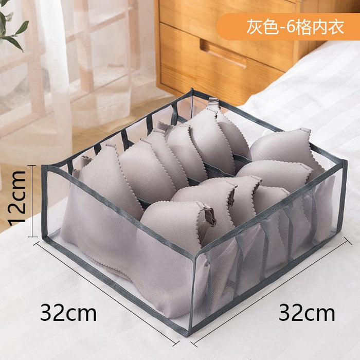 Jeans storage box, clothes and pants storage artifact storage basket, underwear storage box, divided foldable storage box