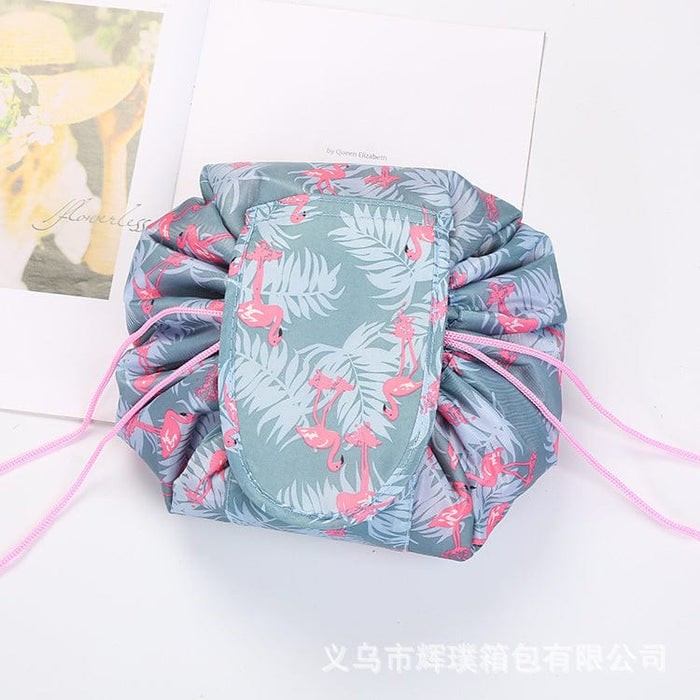 Lazy Cosmetic Bag Lazy Drawstring Cosmetic Bag Storage Bag Korean Storage Bag Portable Travel Storage Wholesale Bag