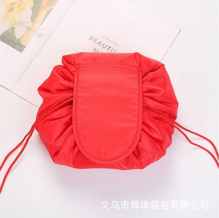 Lazy Cosmetic Bag Lazy Drawstring Cosmetic Bag Storage Bag Korean Storage Bag Portable Travel Storage Wholesale Bag