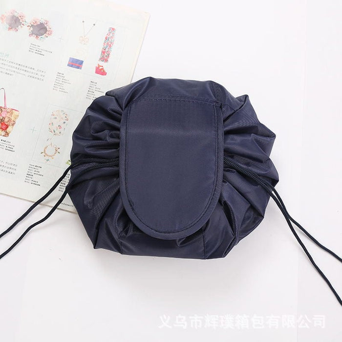 Lazy Cosmetic Bag Lazy Drawstring Cosmetic Bag Storage Bag Korean Storage Bag Portable Travel Storage Wholesale Bag