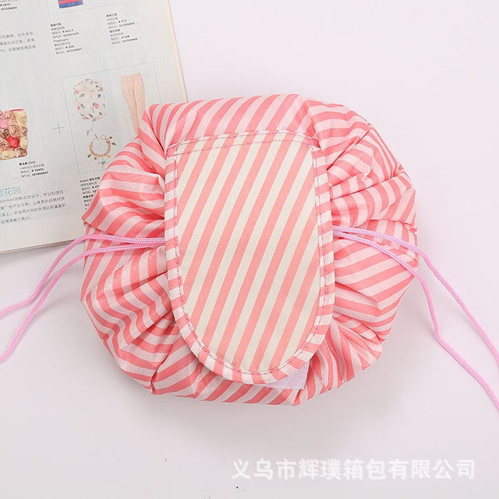 Lazy Cosmetic Bag Lazy Drawstring Cosmetic Bag Storage Bag Korean Storage Bag Portable Travel Storage Wholesale Bag