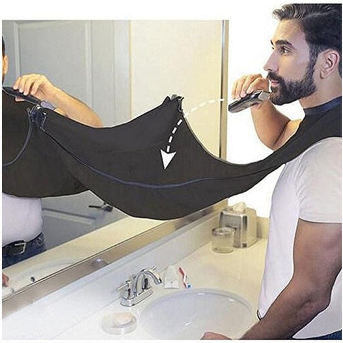 New shaving apron men's styling apron transparent suction cup shaving apron trim beard styling apron