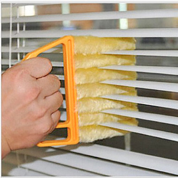 Cross-border hand-held cleaning tool blinds brush cleaning artifact cleaning brush detachable and washable air-conditioning outlet cleaning brush