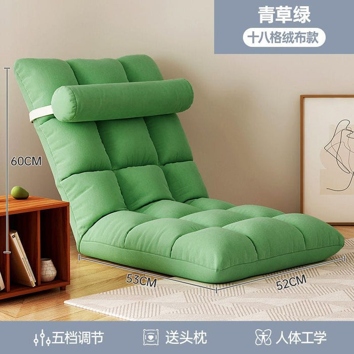 Lazy sofa tatami dormitory bedroom Japanese-style back chair bay window single small sofa balcony leisure seat