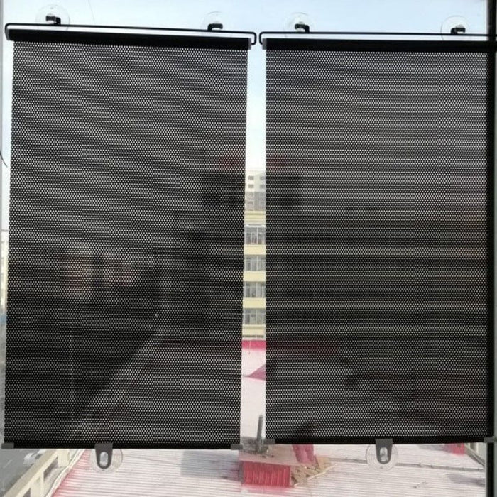 Balcony suction cup sunshades, bedroom insulation blackout curtains, bathroom curtains, office retractable curtains, punch-free curtains