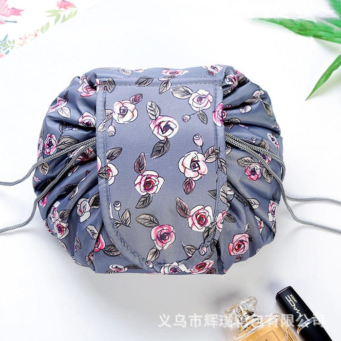 Lazy Cosmetic Bag Lazy Drawstring Cosmetic Bag Storage Bag Korean Storage Bag Portable Travel Storage Wholesale Bag