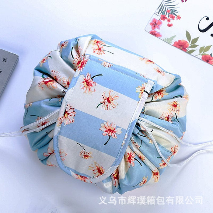 Lazy Cosmetic Bag Lazy Drawstring Cosmetic Bag Storage Bag Korean Storage Bag Portable Travel Storage Wholesale Bag