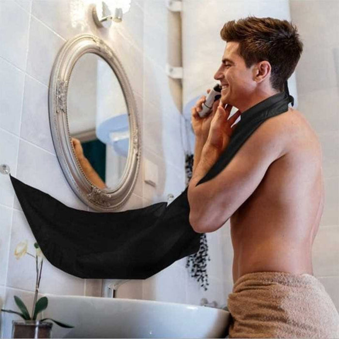 New shaving apron men's styling apron transparent suction cup shaving apron trim beard styling apron