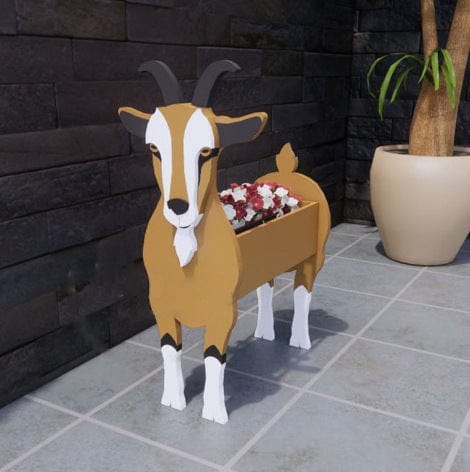 Cross-border hot Planter planter cow flower pot outdoor planting goat outdoor decoration assembly set