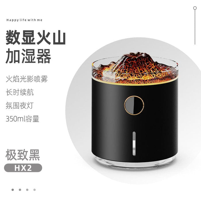 New flame aromatherapy machine home humidifier ultrasonic jellyfish desktop bedroom air purifier home gift