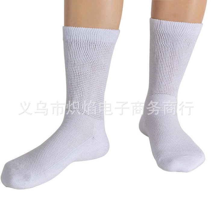 Factory spot no pressure cotton socks to relieve leg and ankle swelling loose elastic loose mouth elderly socks sugar foot socks pregnant socks