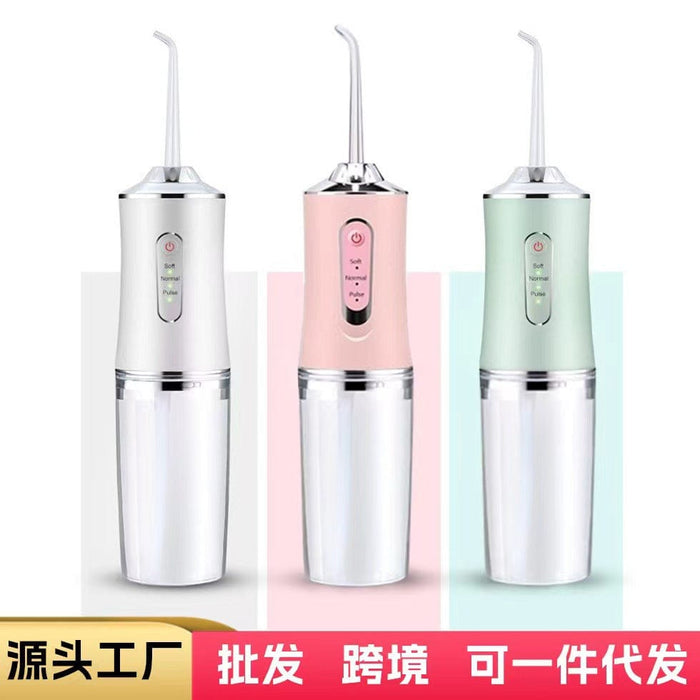 Water flosser portable oral cleaning instrument household mini dental cleaning machine dental water floss electric dental cleaning device cross-border