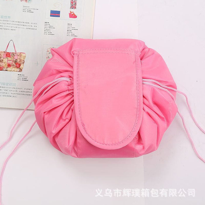 Lazy Cosmetic Bag Lazy Drawstring Cosmetic Bag Storage Bag Korean Storage Bag Portable Travel Storage Wholesale Bag