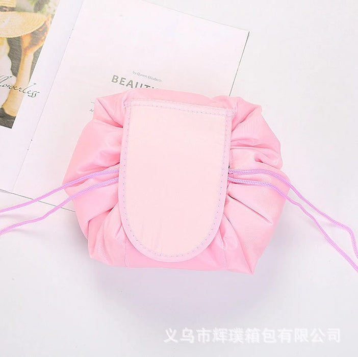 Lazy Cosmetic Bag Lazy Drawstring Cosmetic Bag Storage Bag Korean Storage Bag Portable Travel Storage Wholesale Bag