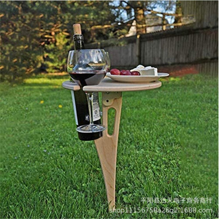 Outdoor Wine Table Outdoor Portable Wine Table Folding Wine Rack Outdoor Beach Portable Wine Table