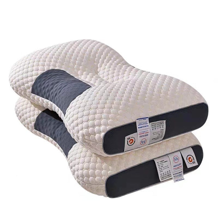 Factory direct sales washable knitted cotton neck protection high-end massage pillow pillow core hotel home adult student