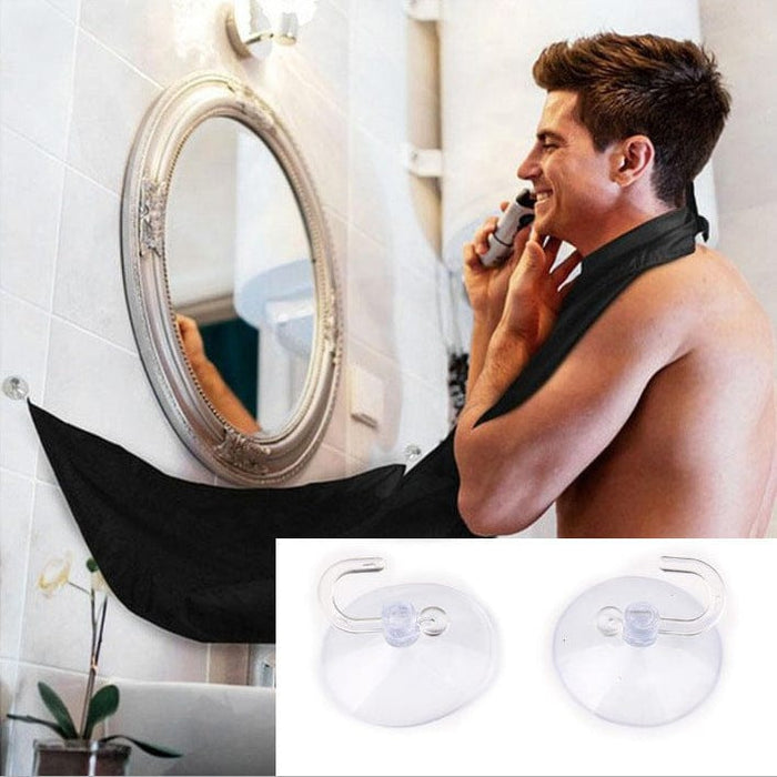 New shaving apron men's styling apron transparent suction cup shaving apron trim beard styling apron