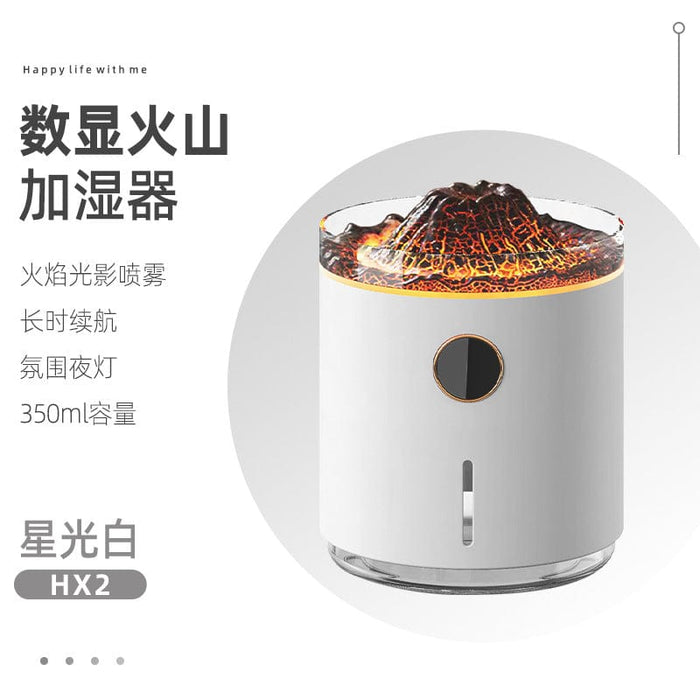 New flame aromatherapy machine home humidifier ultrasonic jellyfish desktop bedroom air purifier home gift