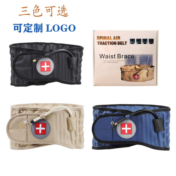 Amazon Inflatable Waist Belt Elderly Care Supplies Lumbar Intervertebral Disc Traction Belt Lumbar Traction Device