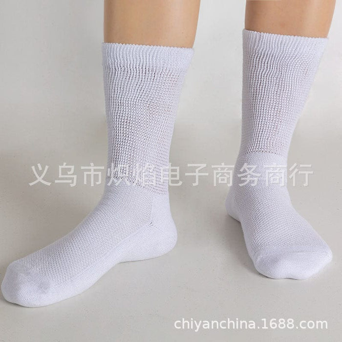 Factory spot no pressure cotton socks to relieve leg and ankle swelling loose elastic loose mouth elderly socks sugar foot socks pregnant socks