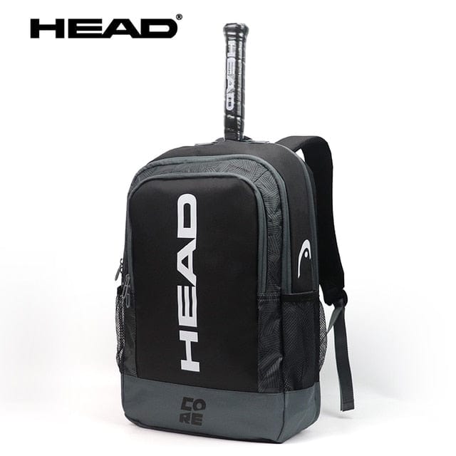 Genuine 2021 HEAD Tennis Backpack Djokovic Radical Rebe Tennis Bag Large Capacity 1-2 Tennis Rackets Storage Bag Grey Orange Bag