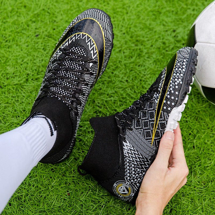 Football Boots High Ankle Children&#39;S Football Shoes Outdoor Non Slip Original Mens Soccer Shoes Tf/Ag Football Training Sneaker