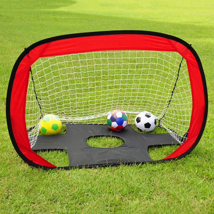 Kids Children Foldable Football Gate Net Goal Ball Practice Soccer Training