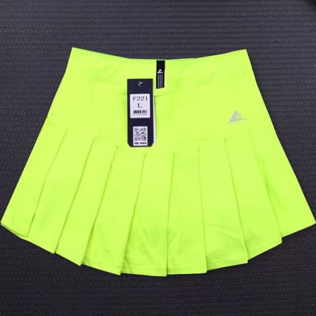 New Girls Tennis Skirts with Safety Shorts , Quick Dry Women Badminton Skirt , Female Tennis Skorts , Girl Sport Running Shorts