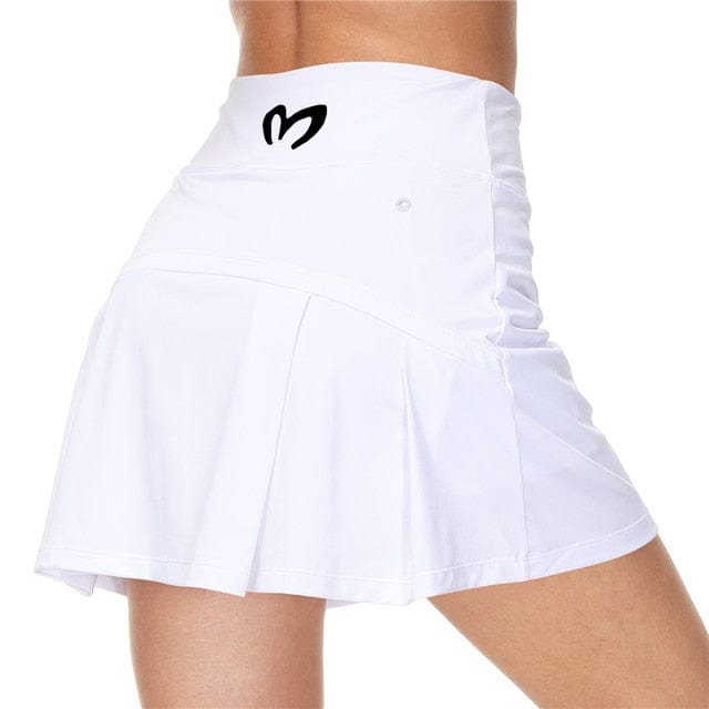 Women Sports Tennis Skirts Golf Skirt Fitness Shorts Short Quick Dry Sport Skort Pocket Yoga Shorts High Waist Athletic Running