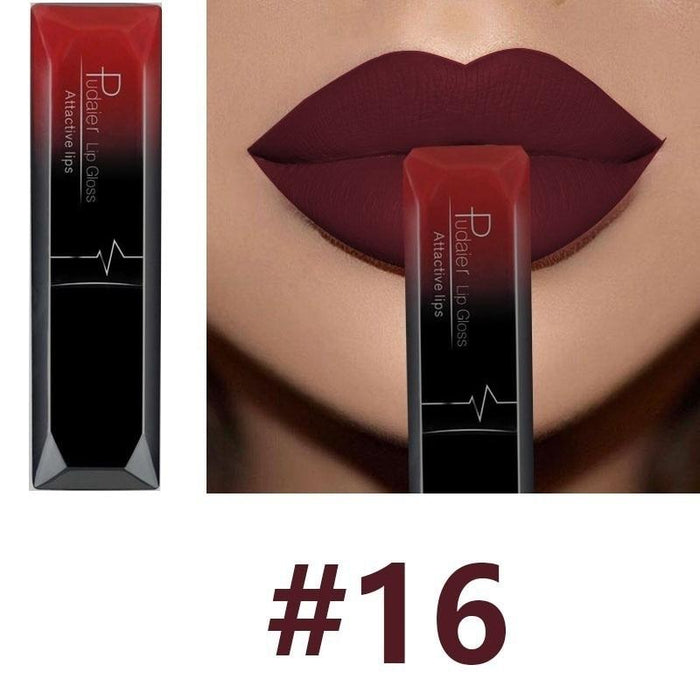 Waterproof Nude Matte Velvet Glossy Lip Gloss